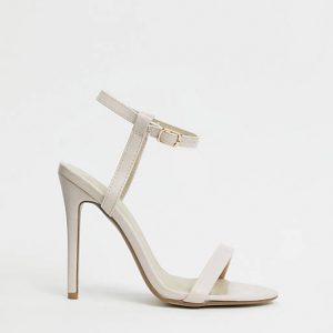 Missguided Beige Strappy Heels