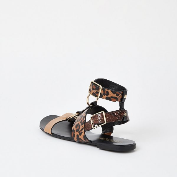 Riverisland Animal Print Gladiator