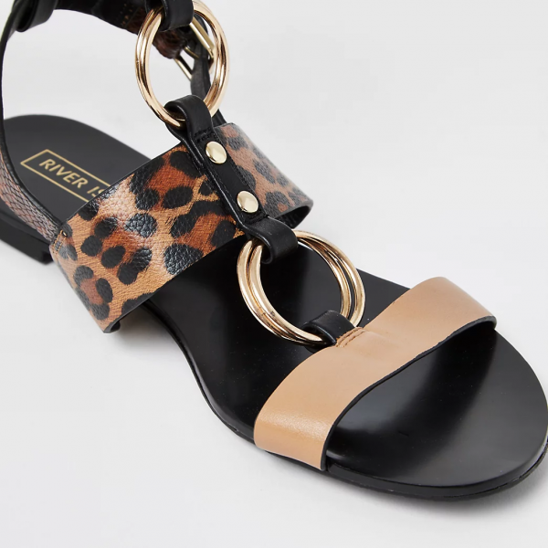 Riverisland Animal Print Gladiator